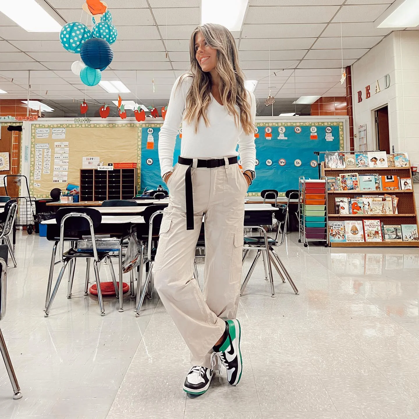 back to school outfits 2026 Minimal Cargo Pants For Everyday Campus Comfort