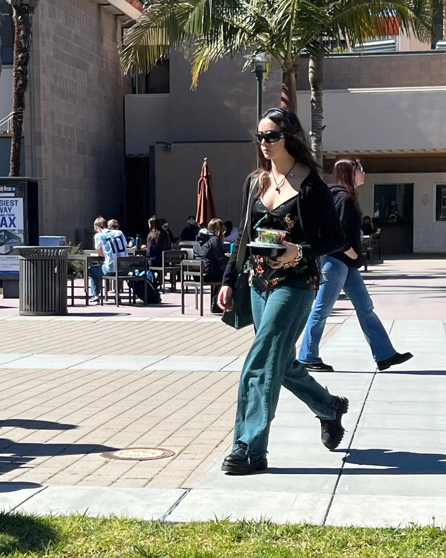 fall outfits for college students casual 2026 Relaxed Floral Layers With A Creative Edge