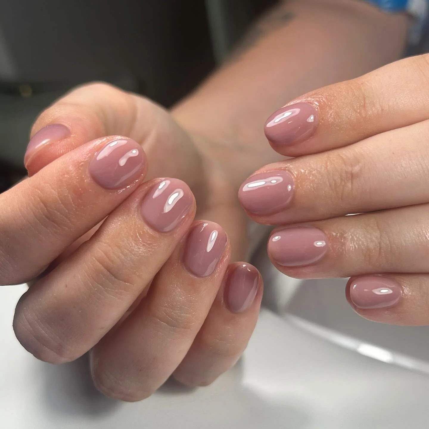 plain summer nails 2026 Muted Mauve Nails For Everyday Elegance