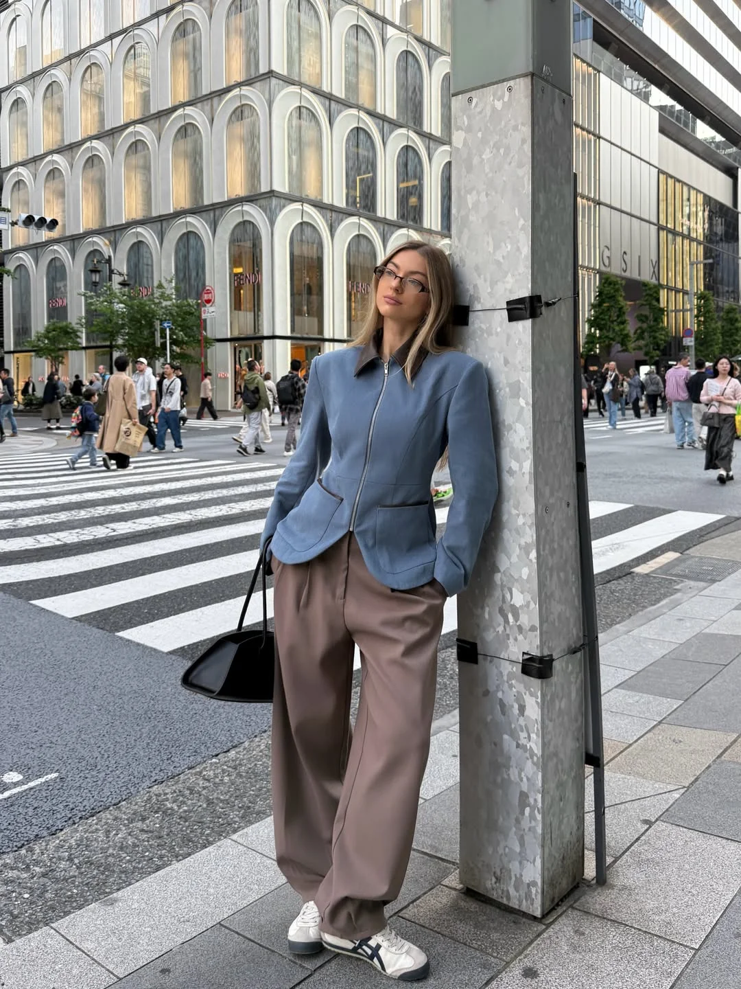 new trends fall fashion 2026 Soft Blue Tailoring Inspired By Modern Japan Street Style