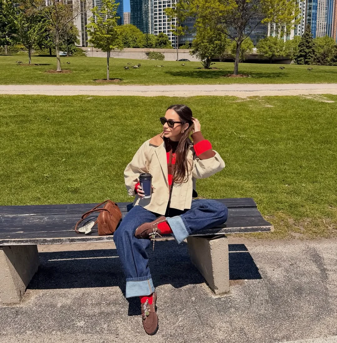 early fall outfits 2026 Weekend Denim And Heritage Color Combinations