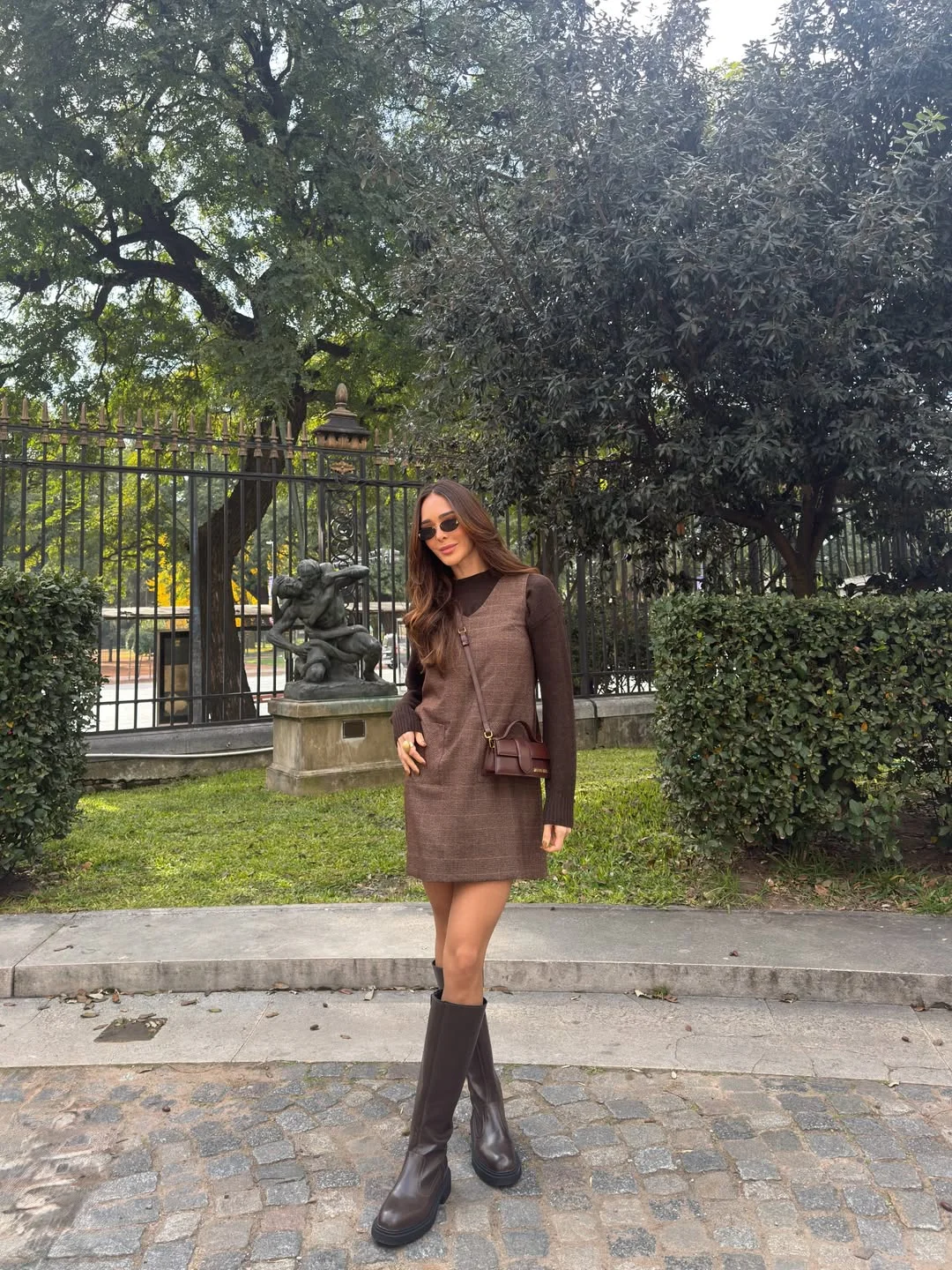 new trends fall fashion 2026 Chocolate Brown Mini Dresses Return For Autumn