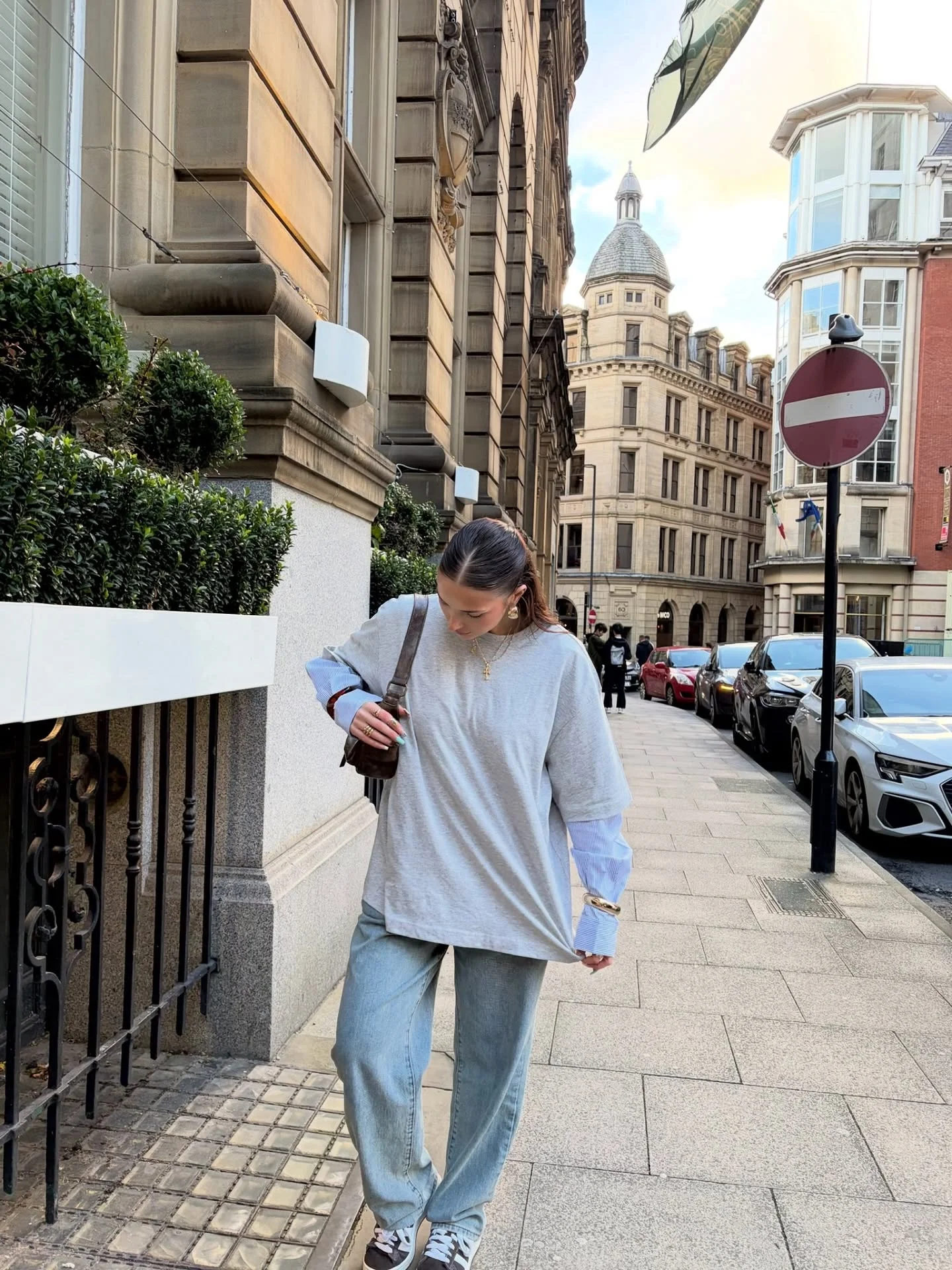 back to school outfits 2026 Oversized Layers And Relaxed Denim Streetwear