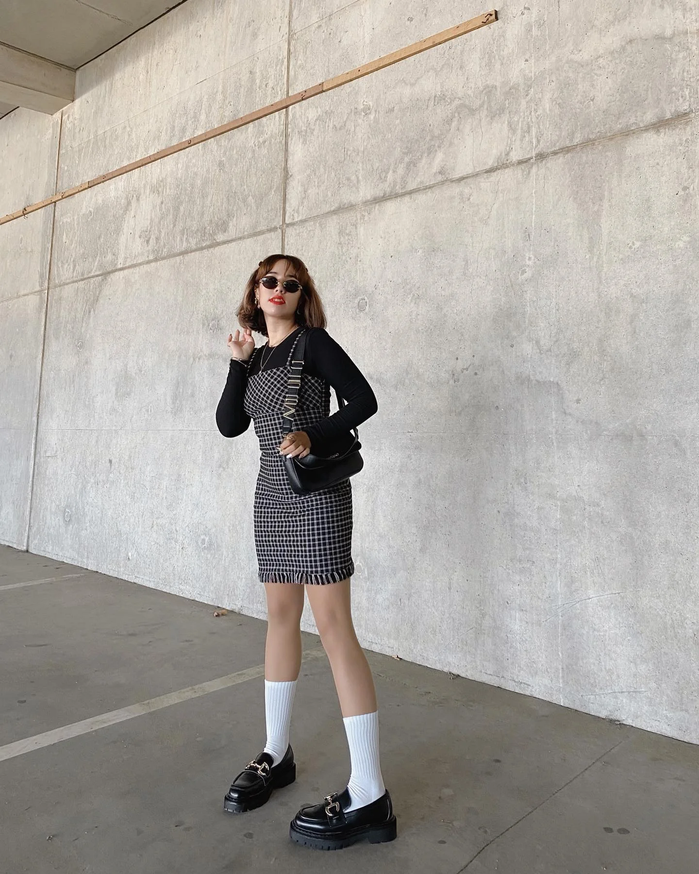 back to school outfits 2026 Dark Academia Meets Trendy Mini Dress Styling
