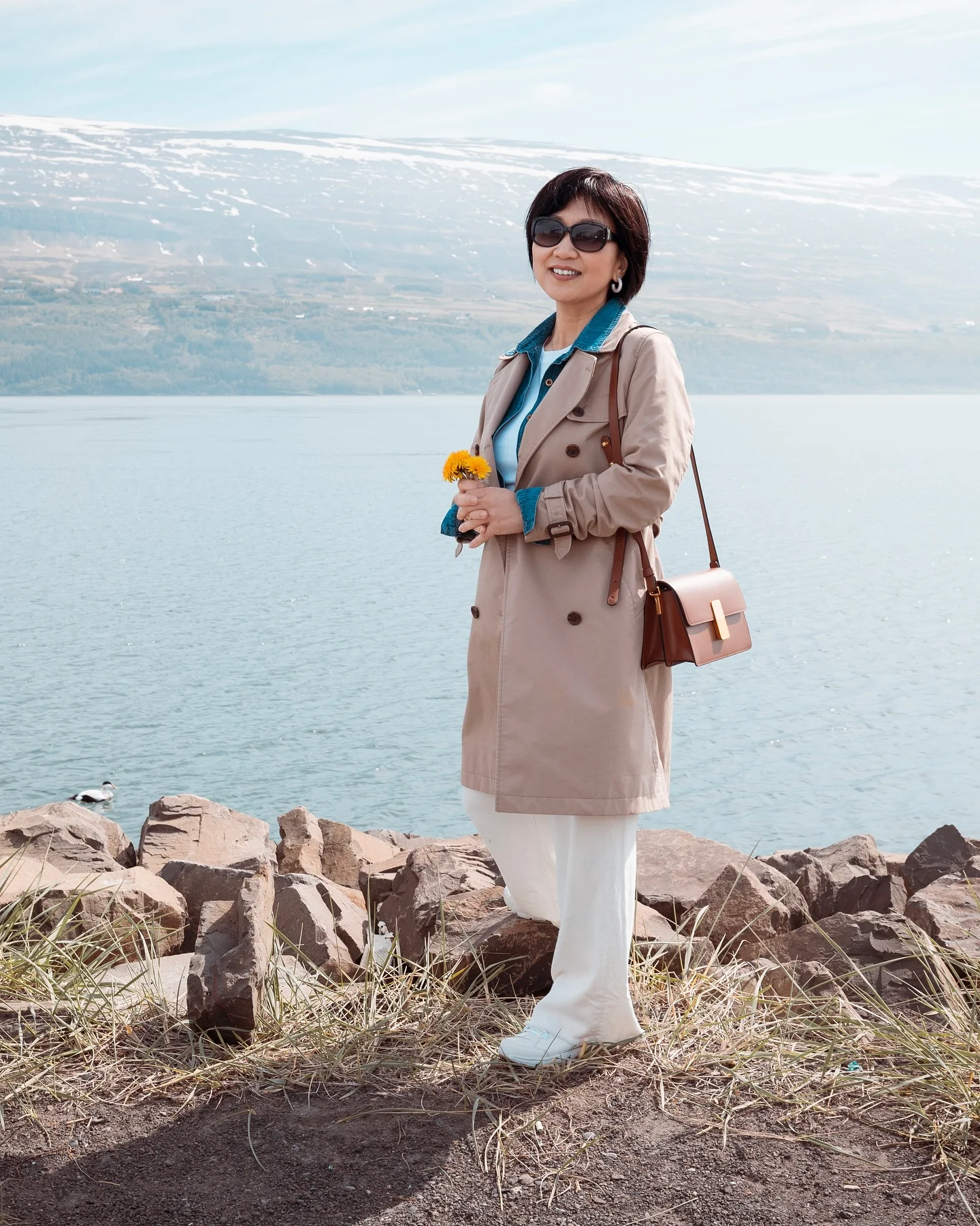 comfortable fall travel outfits 2026 Timeless Trench Coat Outfit For Mature Travelers