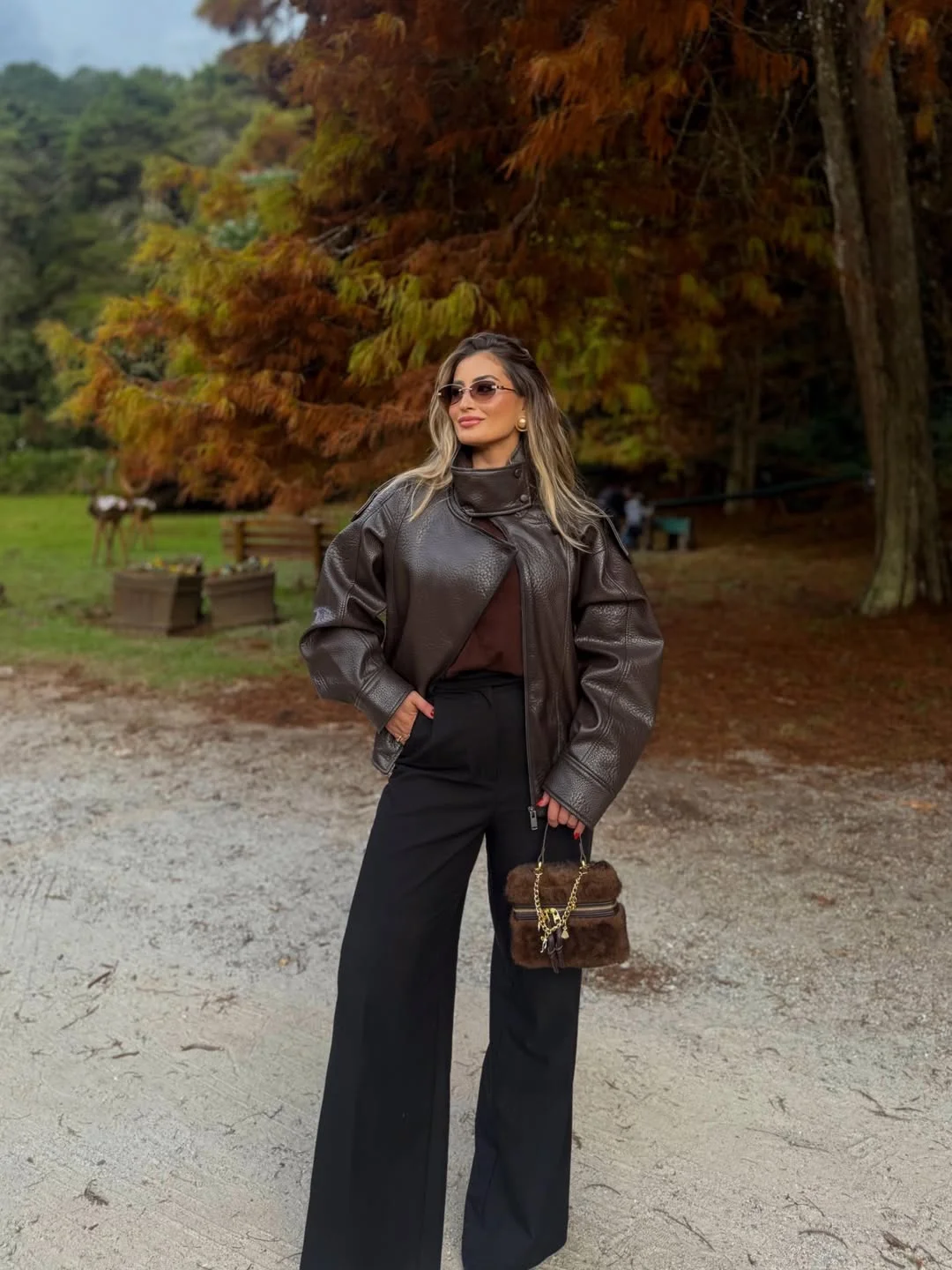 new trends fall fashion 2026 Oversized Leather Jackets Lead The Autumn Mood
