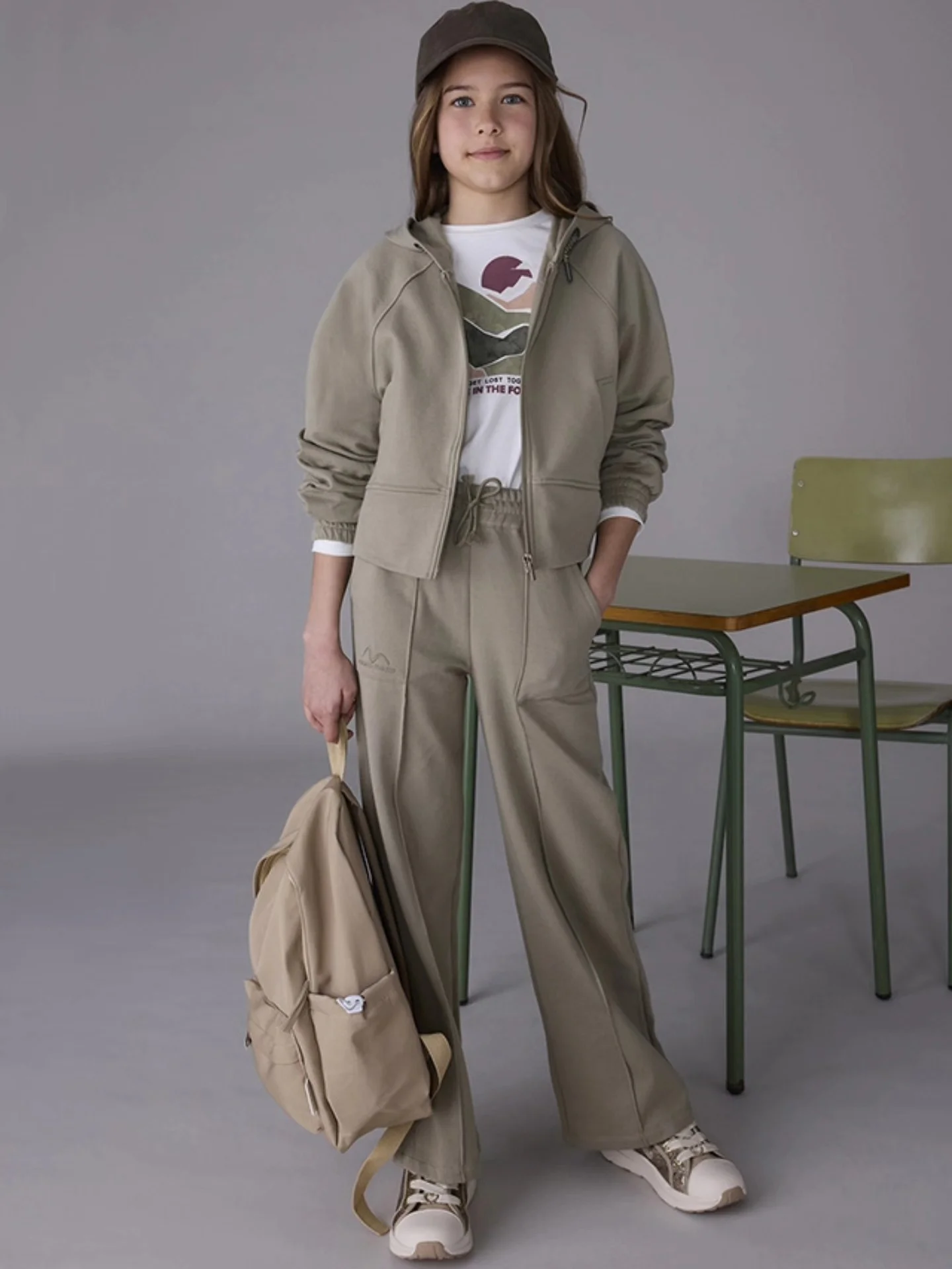 back to school outfits 2026 Neutral Matching Set For Comfortable Everyday Wear