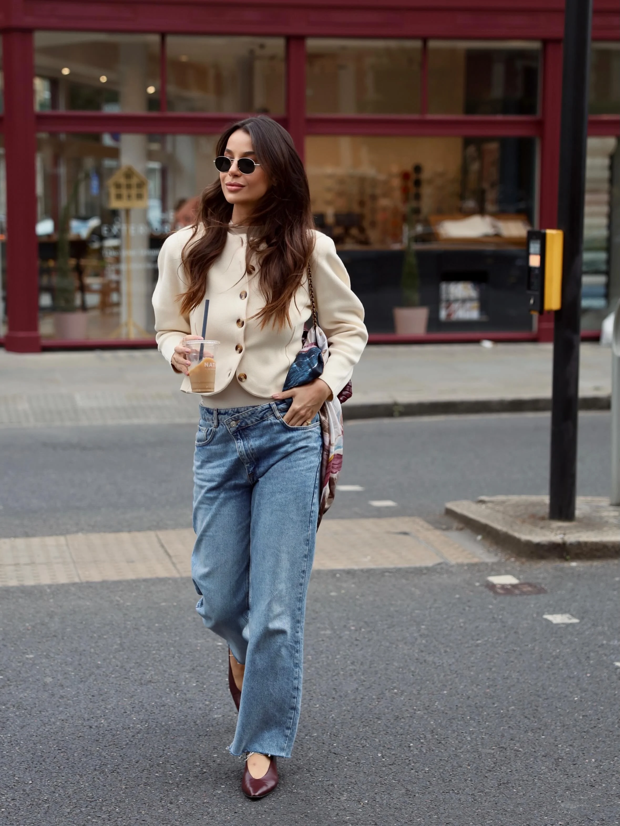 early fall outfits 2026 Cardigan Chic Meets Everyday Denim