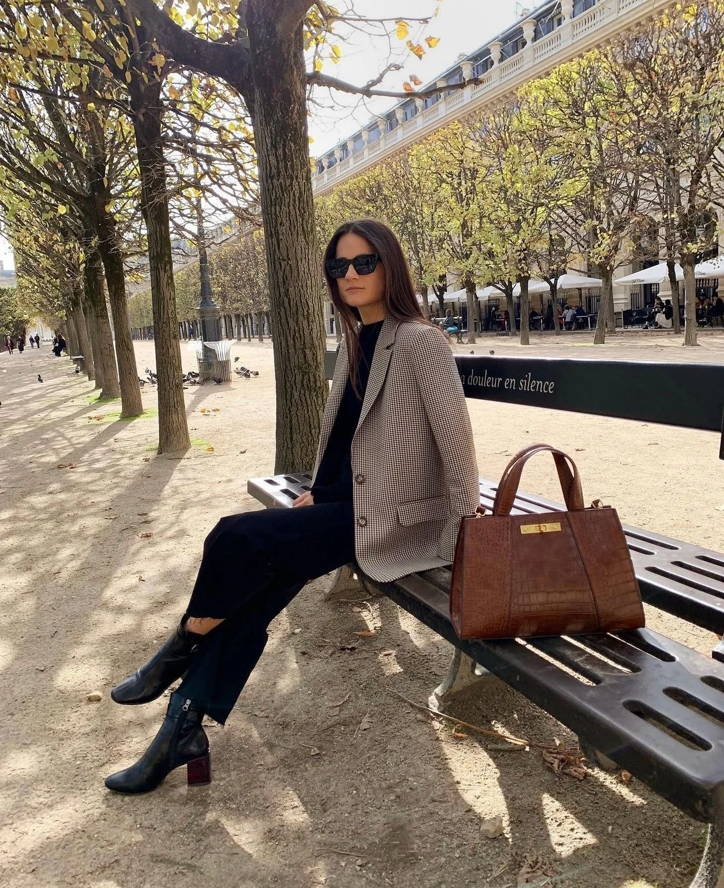fall business casual outfits for women 2026 Checked Blazers And Ankle Boots For Chic City Workwear