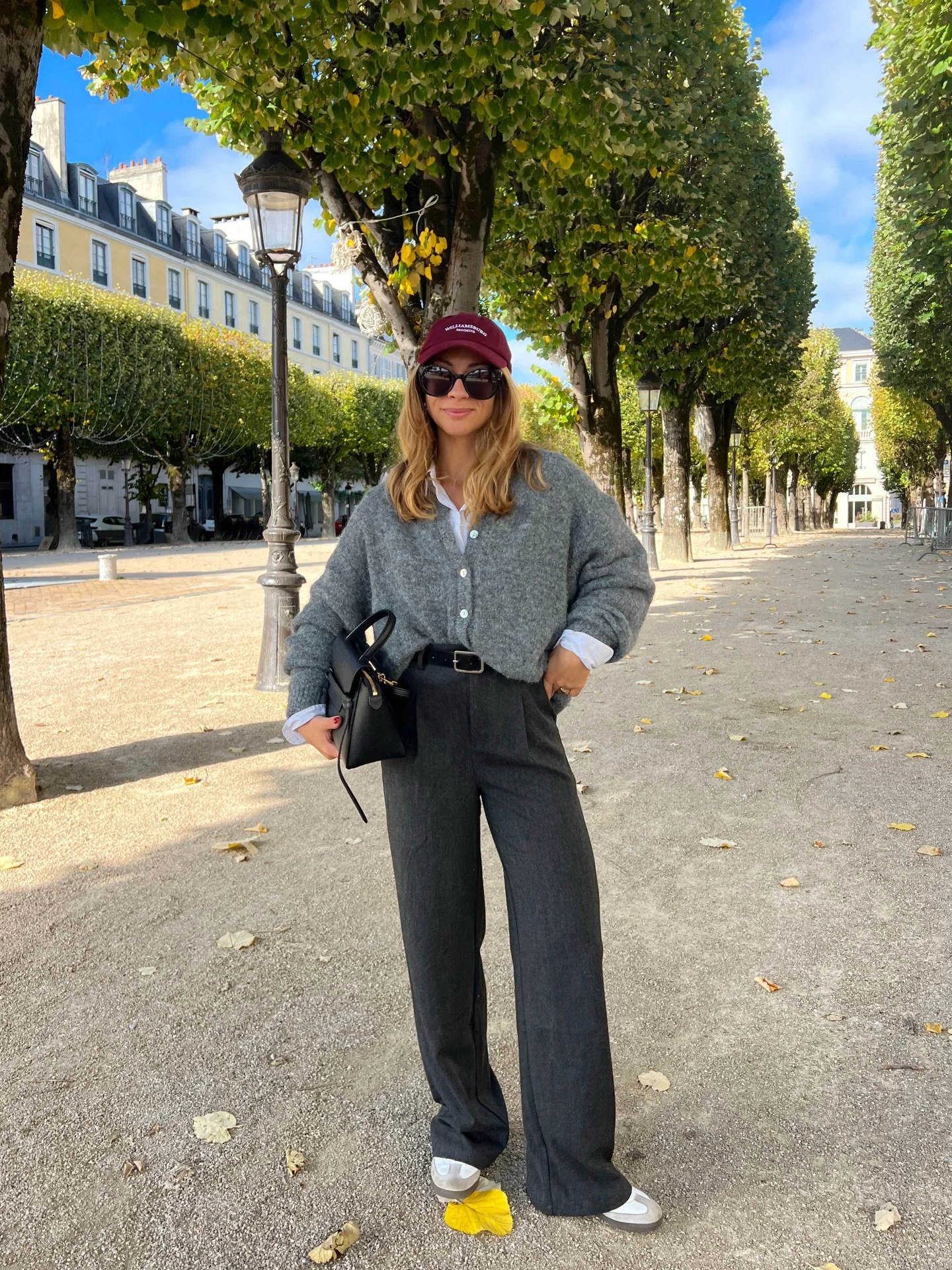 fall outfits ideas 2026 Relaxed Knitwear And Tailored Trousers For Park Walks