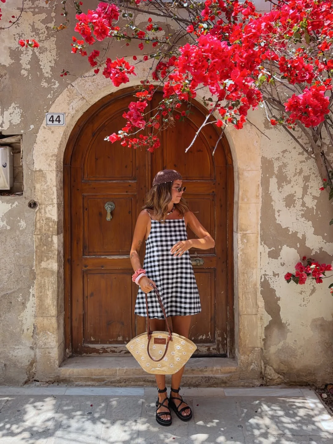 july outfits ideas 2026 Gingham Mini Dress With Coastal Charm