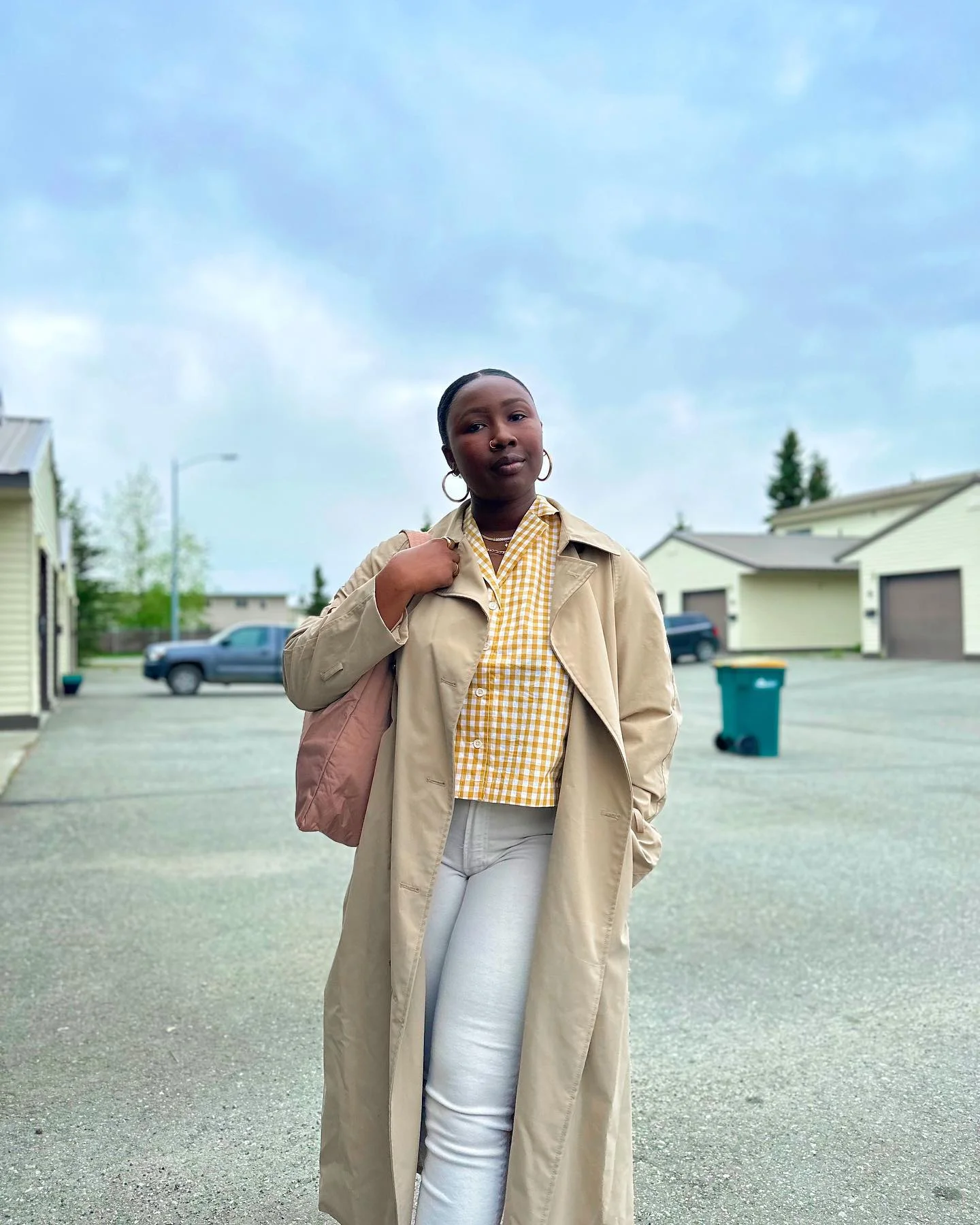 fall 2026 outfits for black women Classic Trench Coat And Soft Neutrals For Timeless Fall Layers