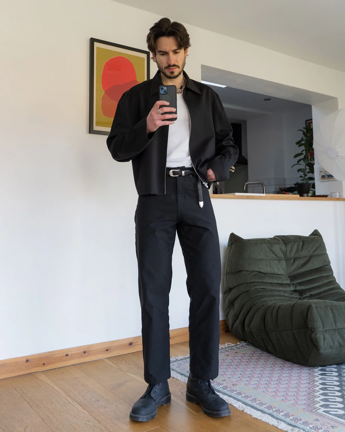 fall outfits ideas for men 2026 Minimalist Monochrome With Contemporary Edge