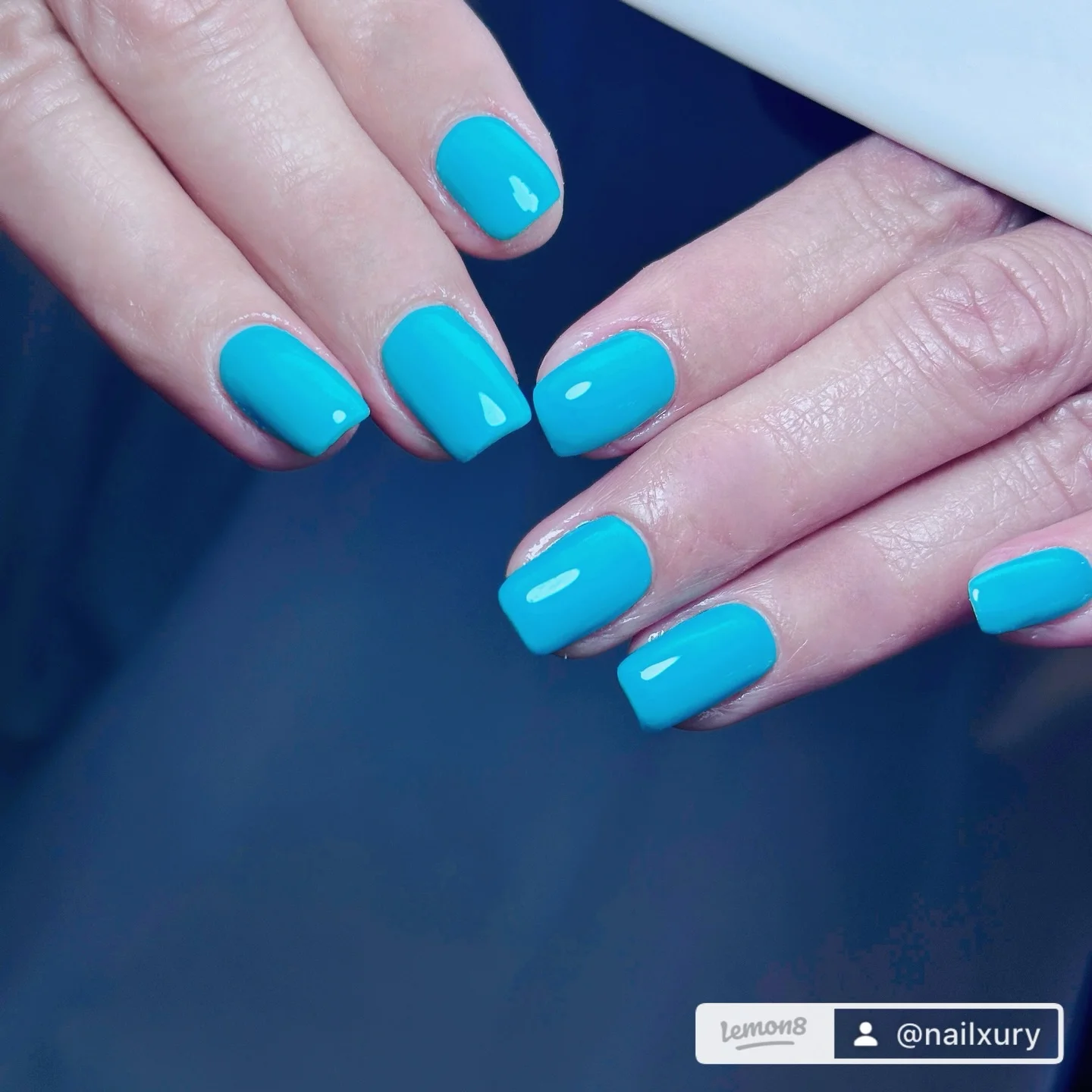 july nail colors ideas 2026 Turquoise Blue Inspired By Poolside Days