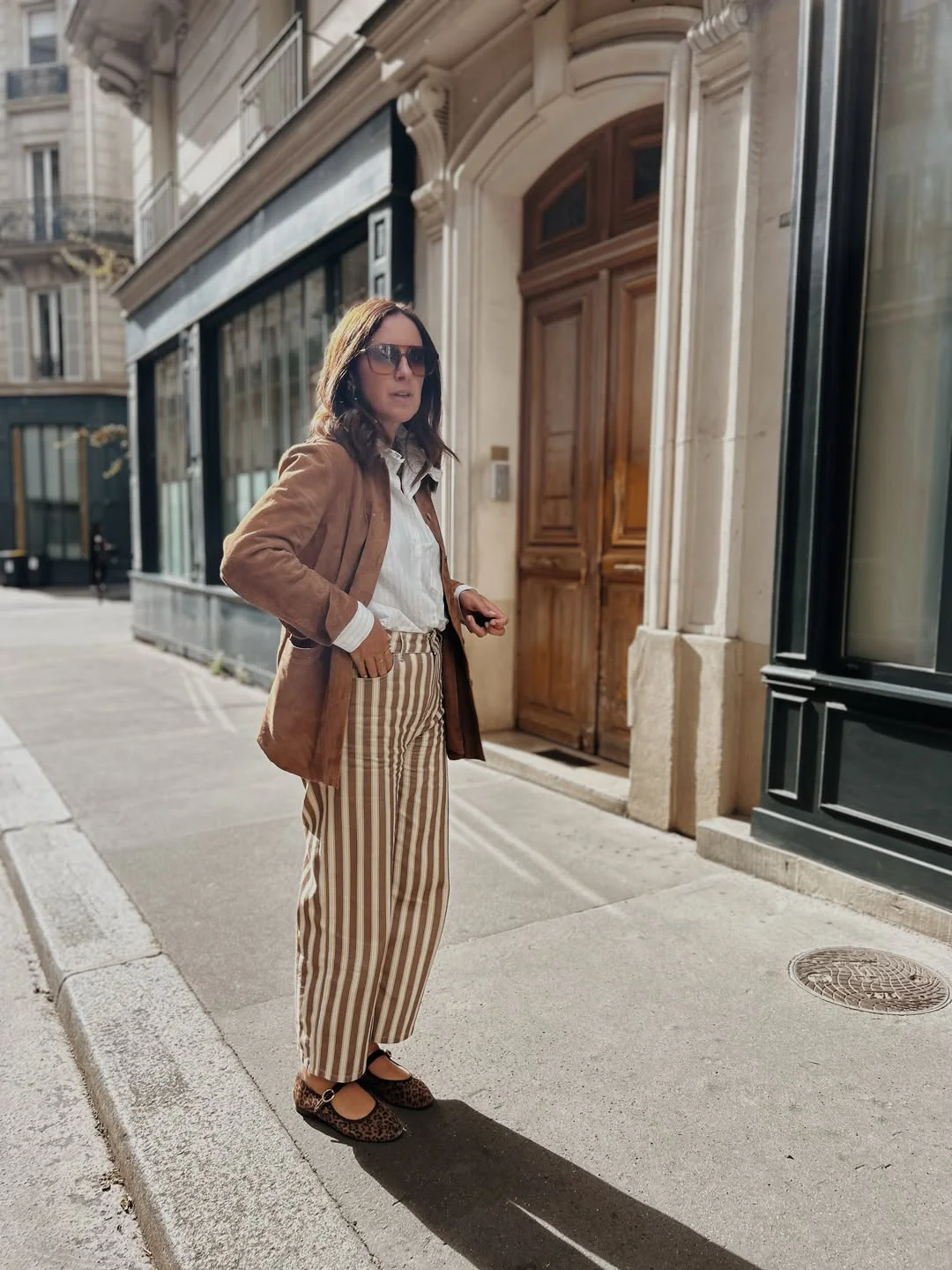 early fall outfits ideas 2026 Tailored Stripes With European-Inspired Charm
