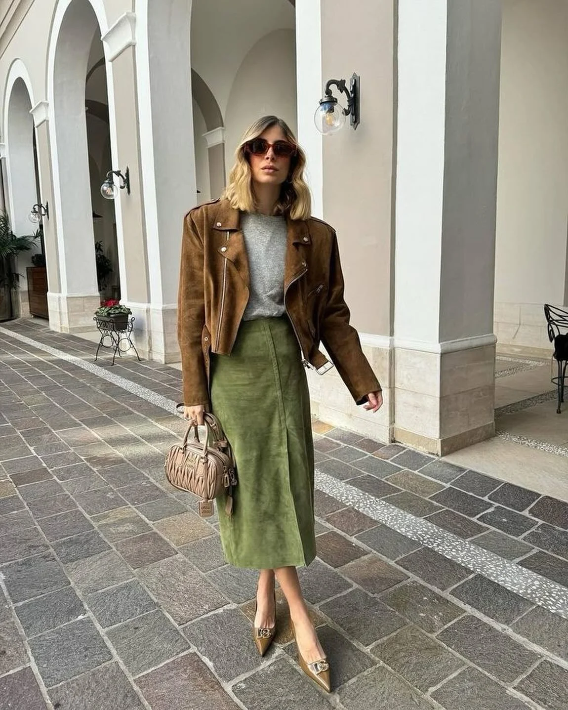 fall fashion trends for women 2026 Rich Texture Mixing With Soft Autumn Greens