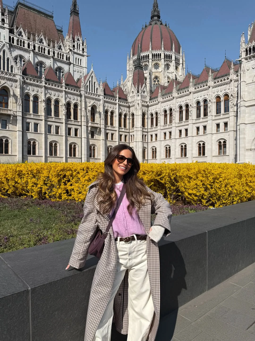 fall outfits ideas 2026 Pastel Knit Layers And Cream Denim For A Modern European Mood