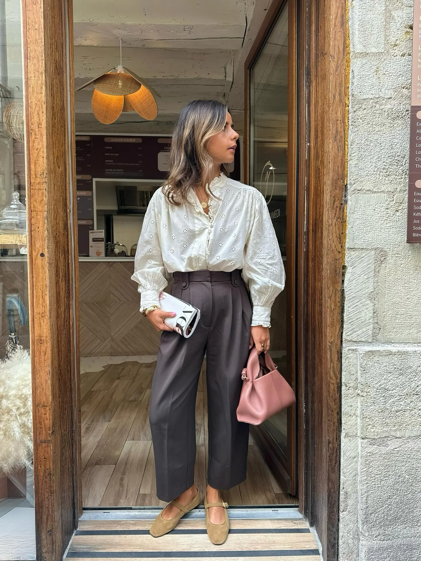 fall work outfits 2026 Romantic Blouses Meet Contemporary Office Separates