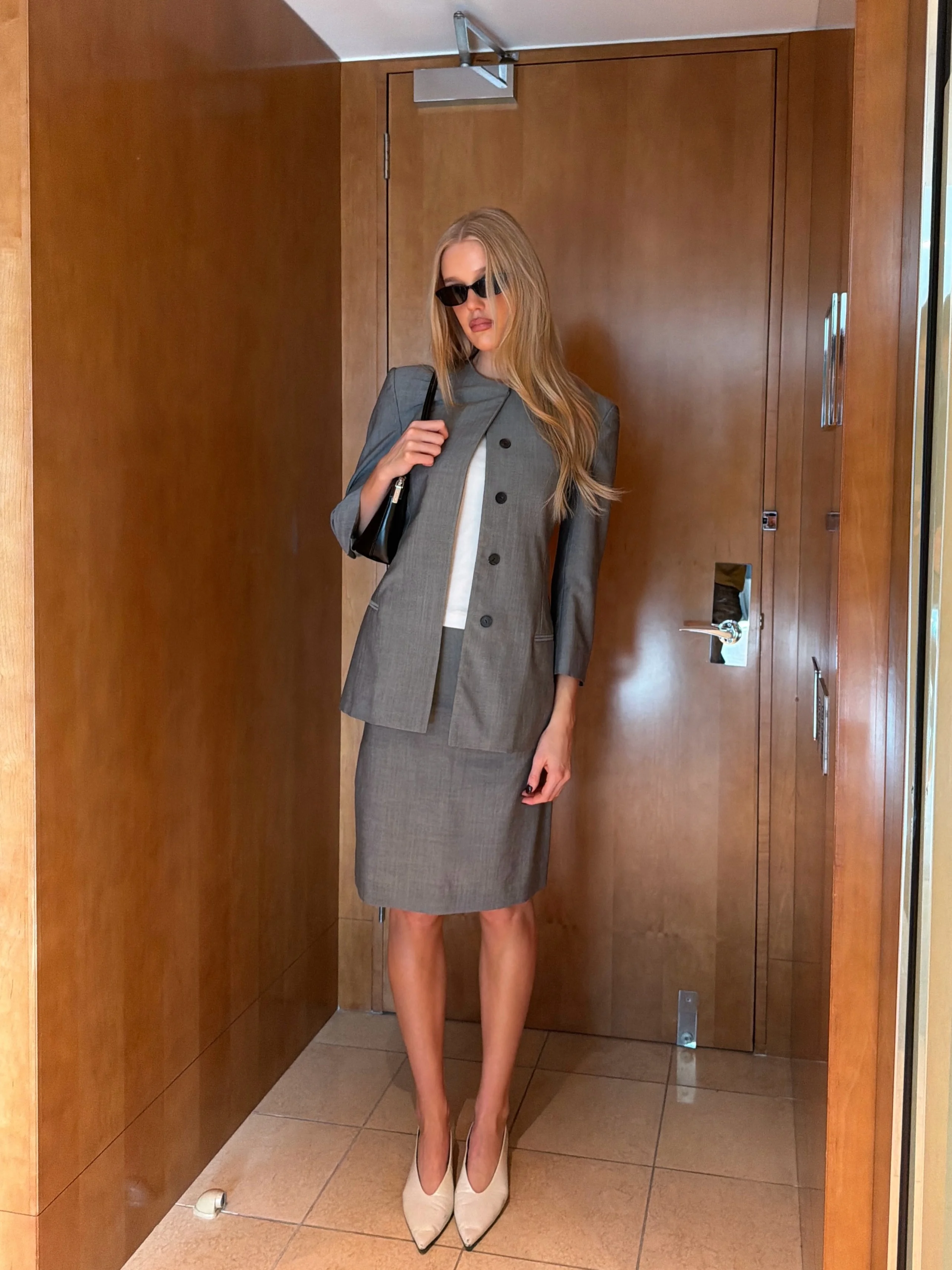 fall business casual outfits for women 2026 The Modern Skirt Suit Returns With A Minimalist Twist