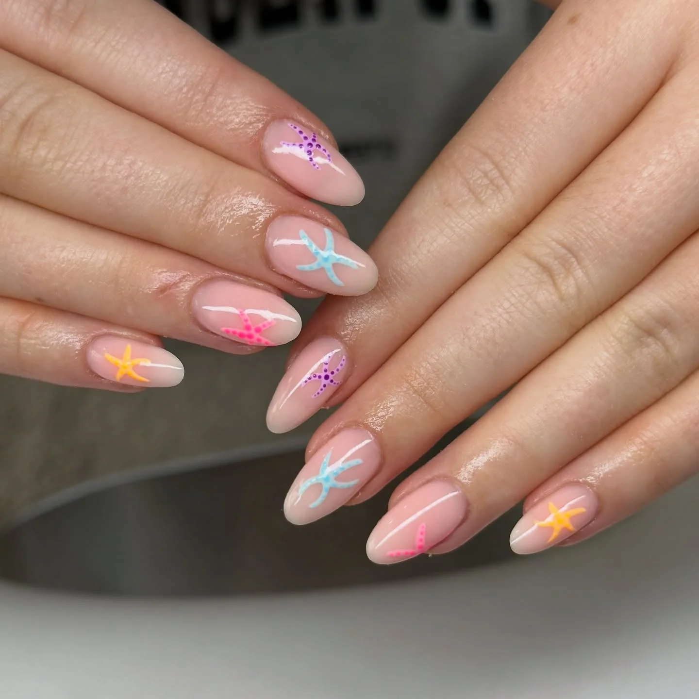 starfish summer nails 2026 Pastel Starfish Art For A Soft Coastal Aesthetic
