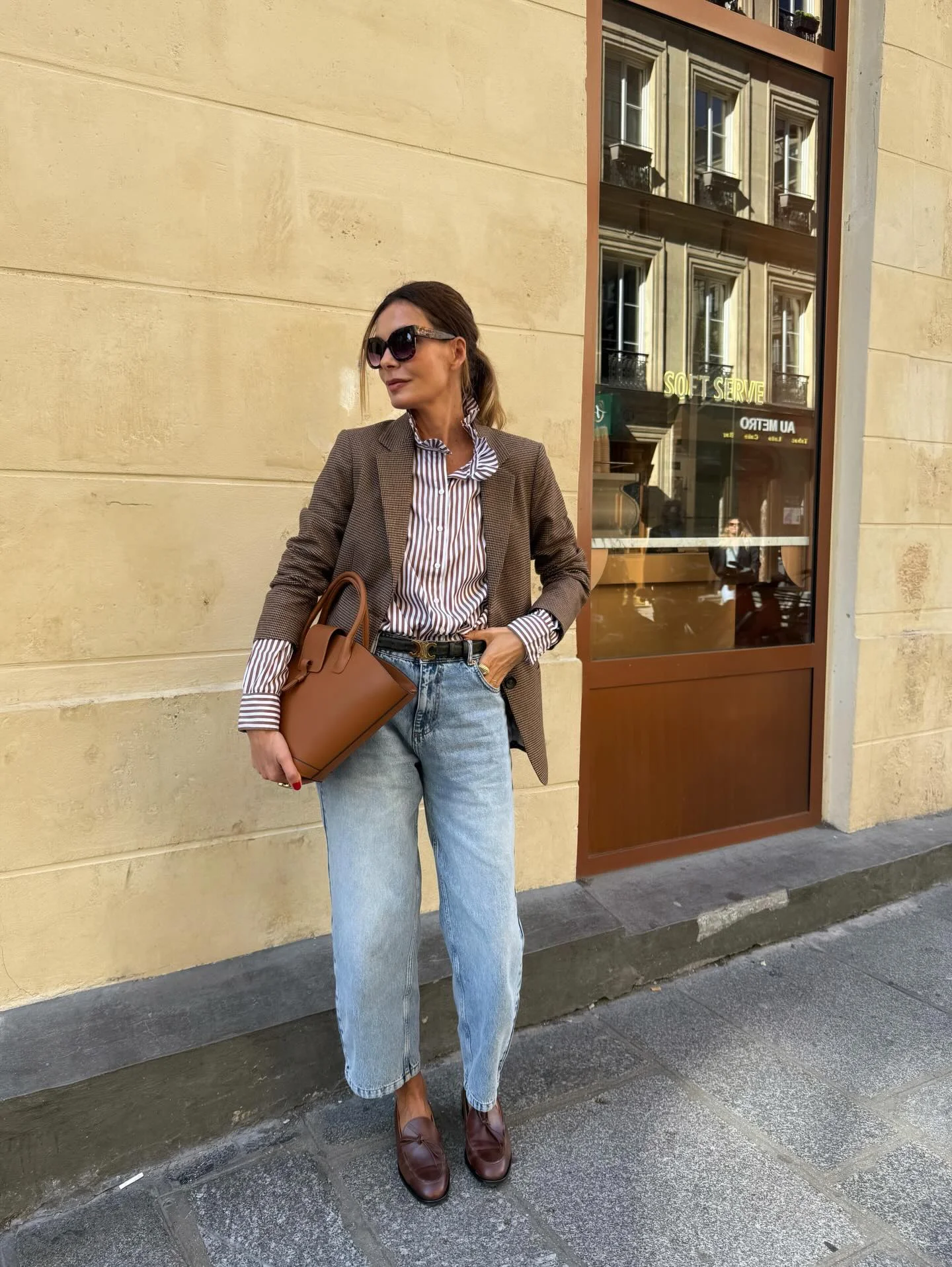 early summer outfits 2026 Relaxed Tailoring Meets Everyday Denim