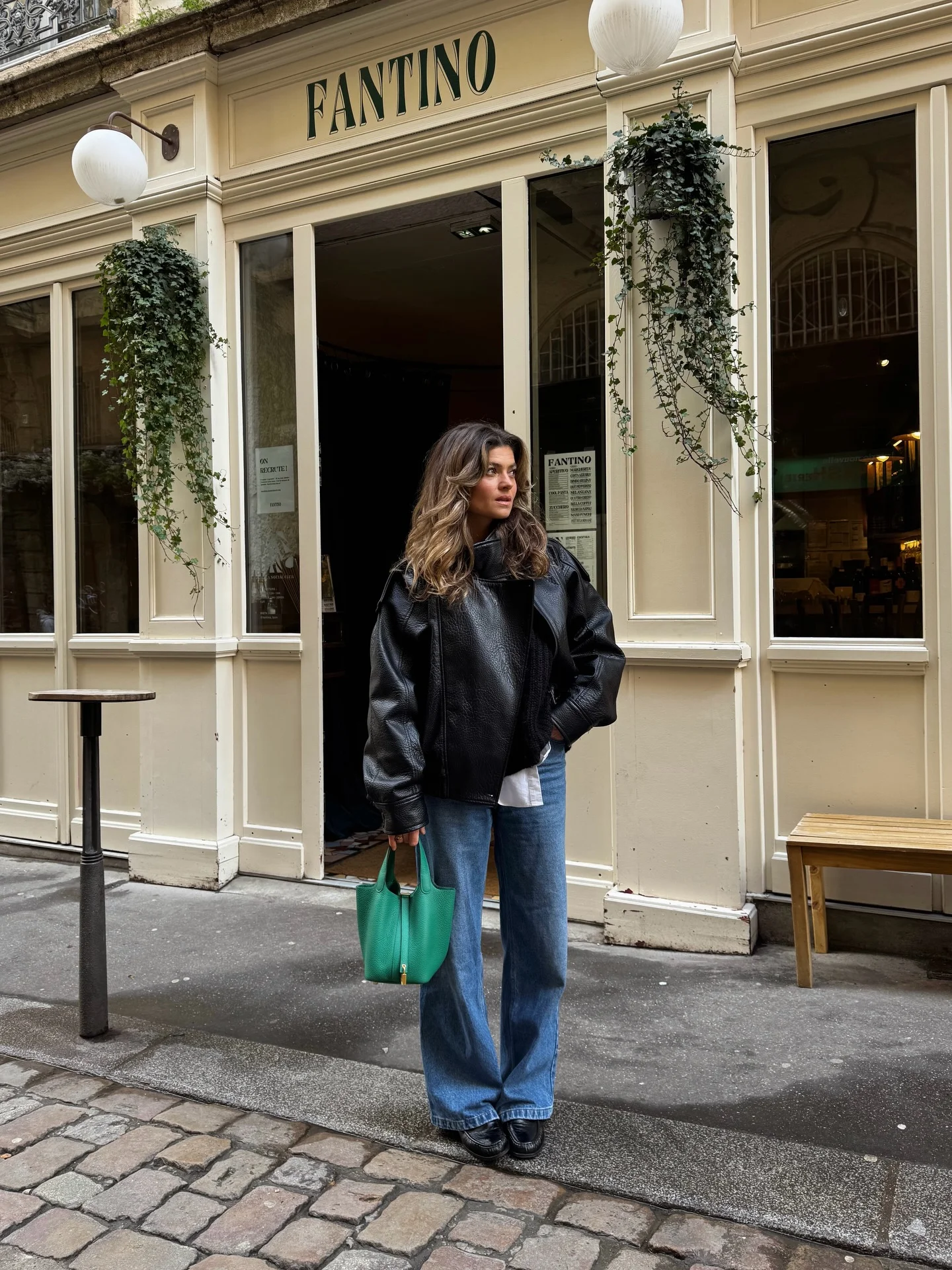 fall outfits with jeans 2026 Leather Layers And Statement Accessories