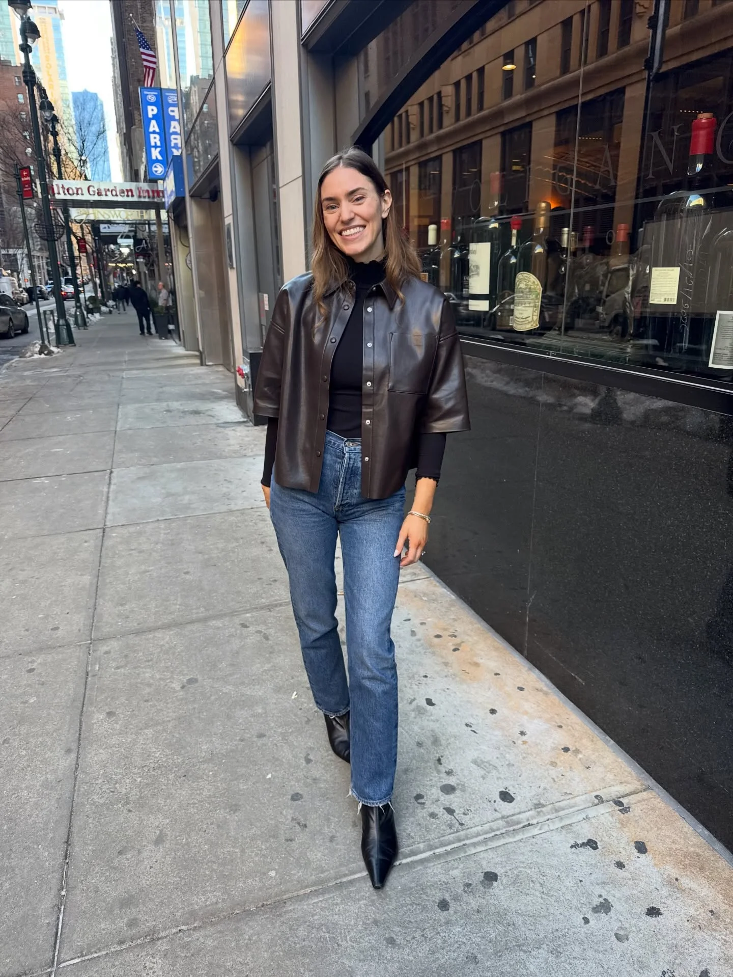 fall streetwear outfits nyc 2026 Dark Leather And Denim Done The New York Way