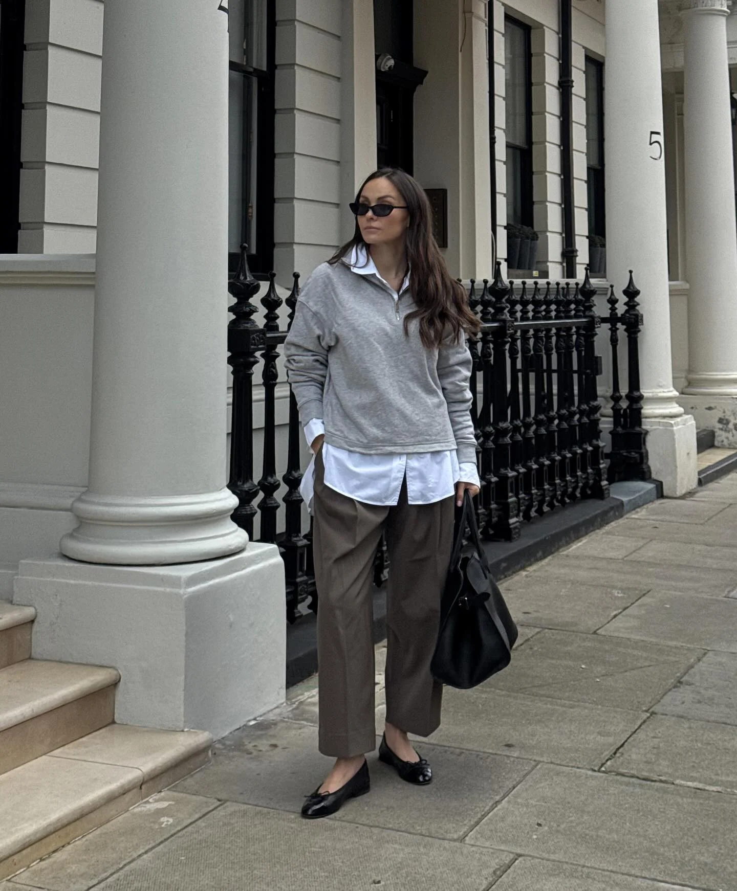 fall office outfits for women 2026 Layered Knitwear And Shirting For Effortless Office Style