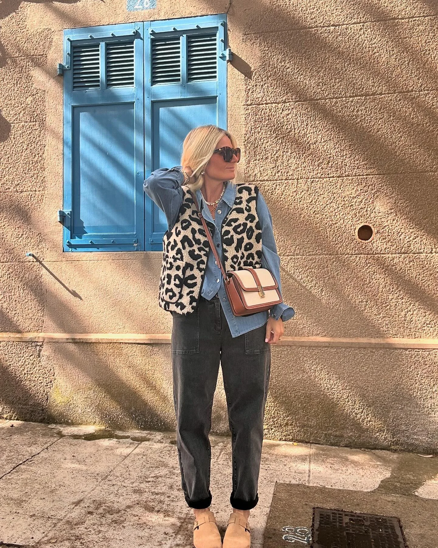 fall outfits with vests 2026 Cozy Knit Texture With Dark Denim