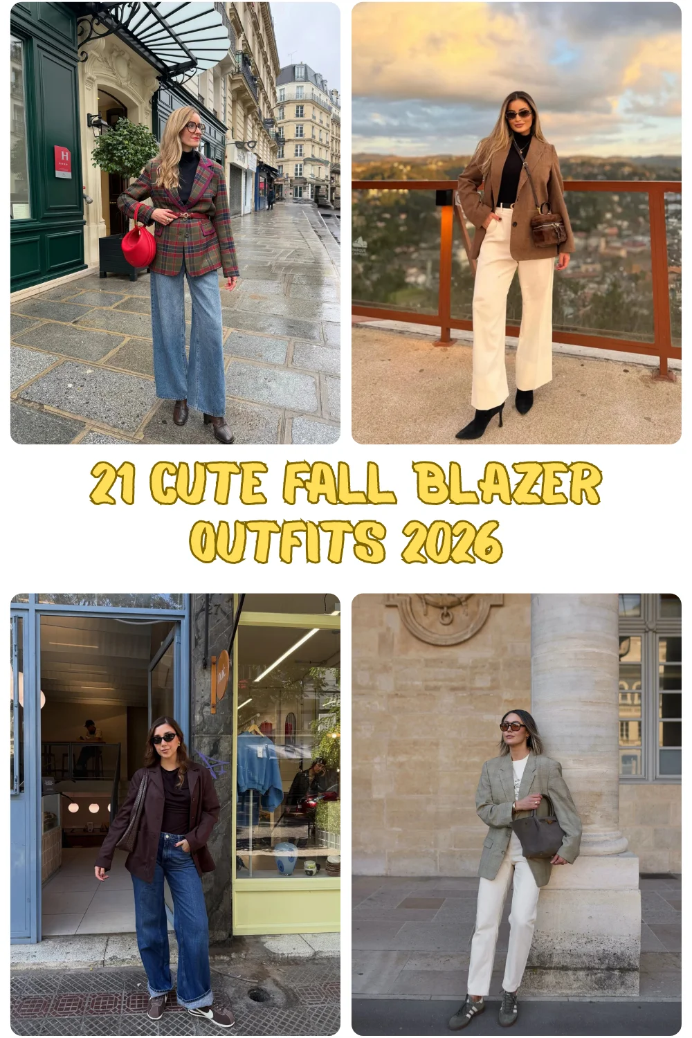21 Cute Fall Blazer Outfits 2026: Chic And Easy Looks To Wear All Season