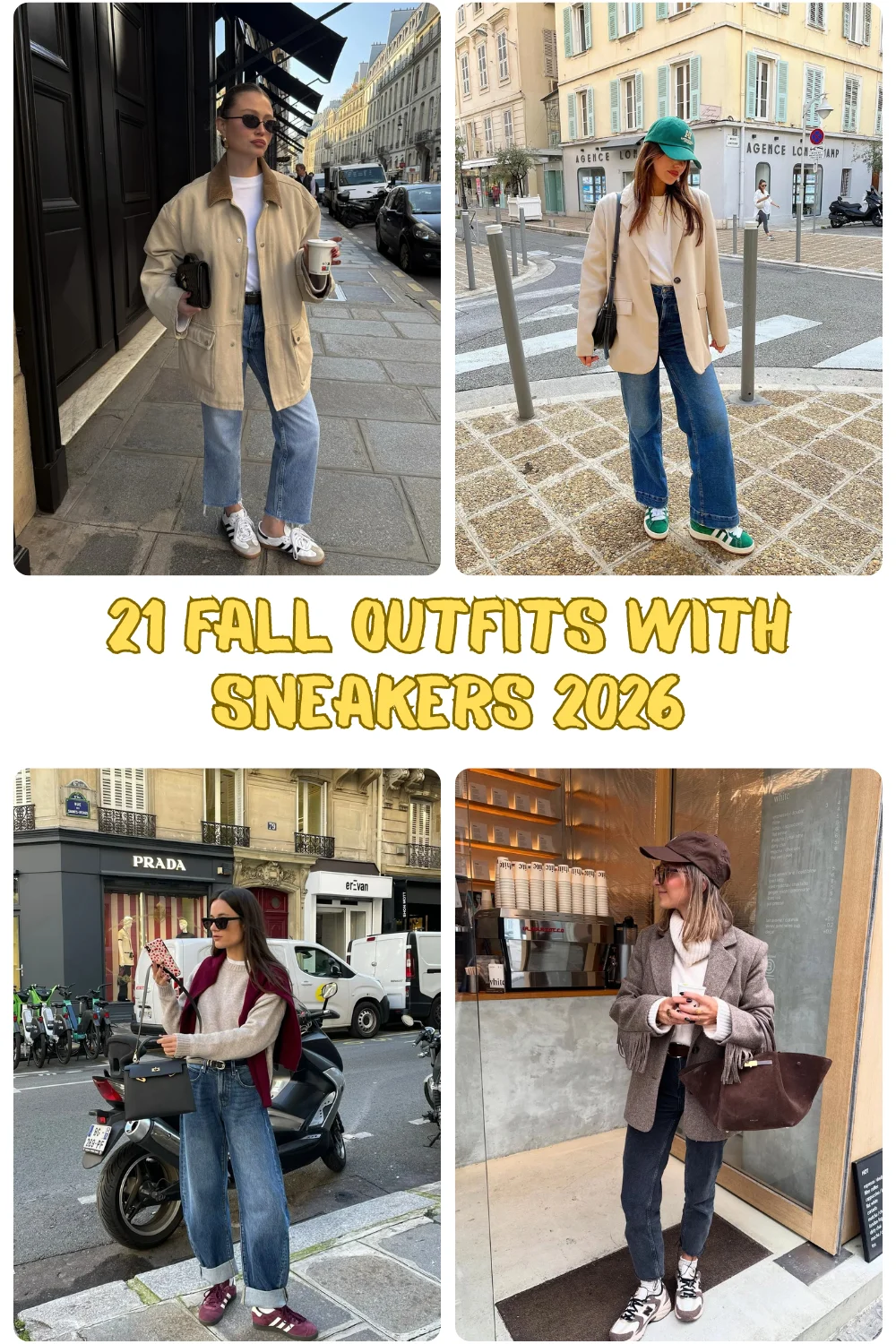 21 Chic Fall Outfits With Sneakers 2026 That Make Everyday Dressing Effortless