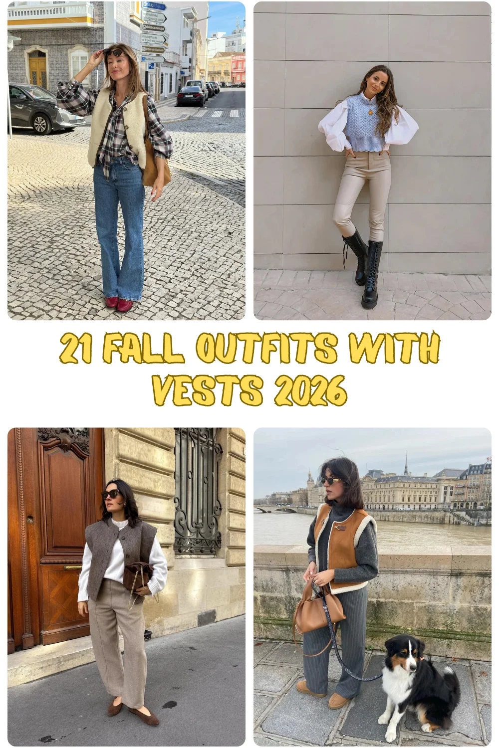 21 Fall Outfits With Vests 2026 That Make Layering Look Effortlessly Chic