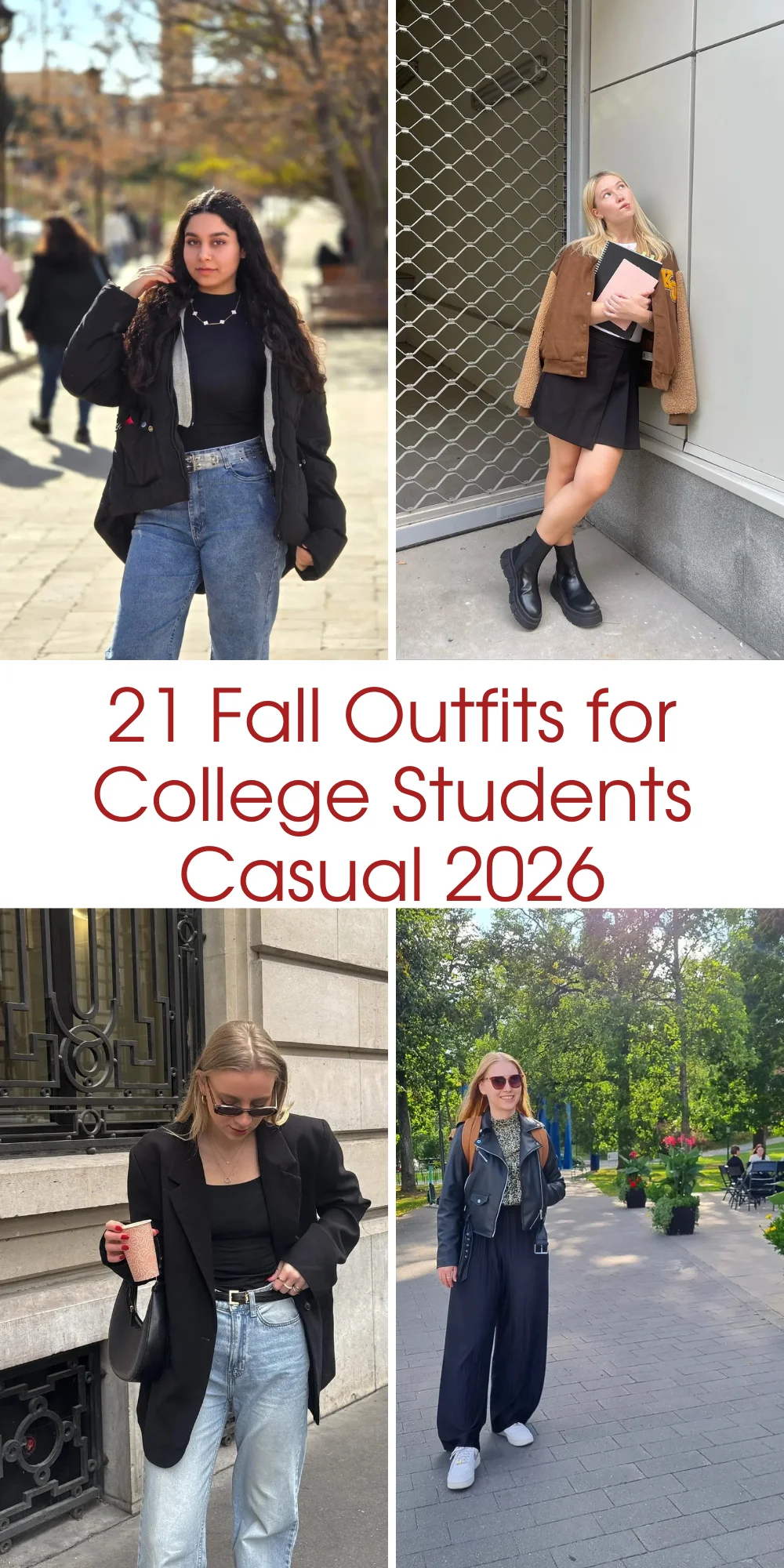 21 Fall Outfits For College Students Casual 2026: Easy And Trendy Campus Looks