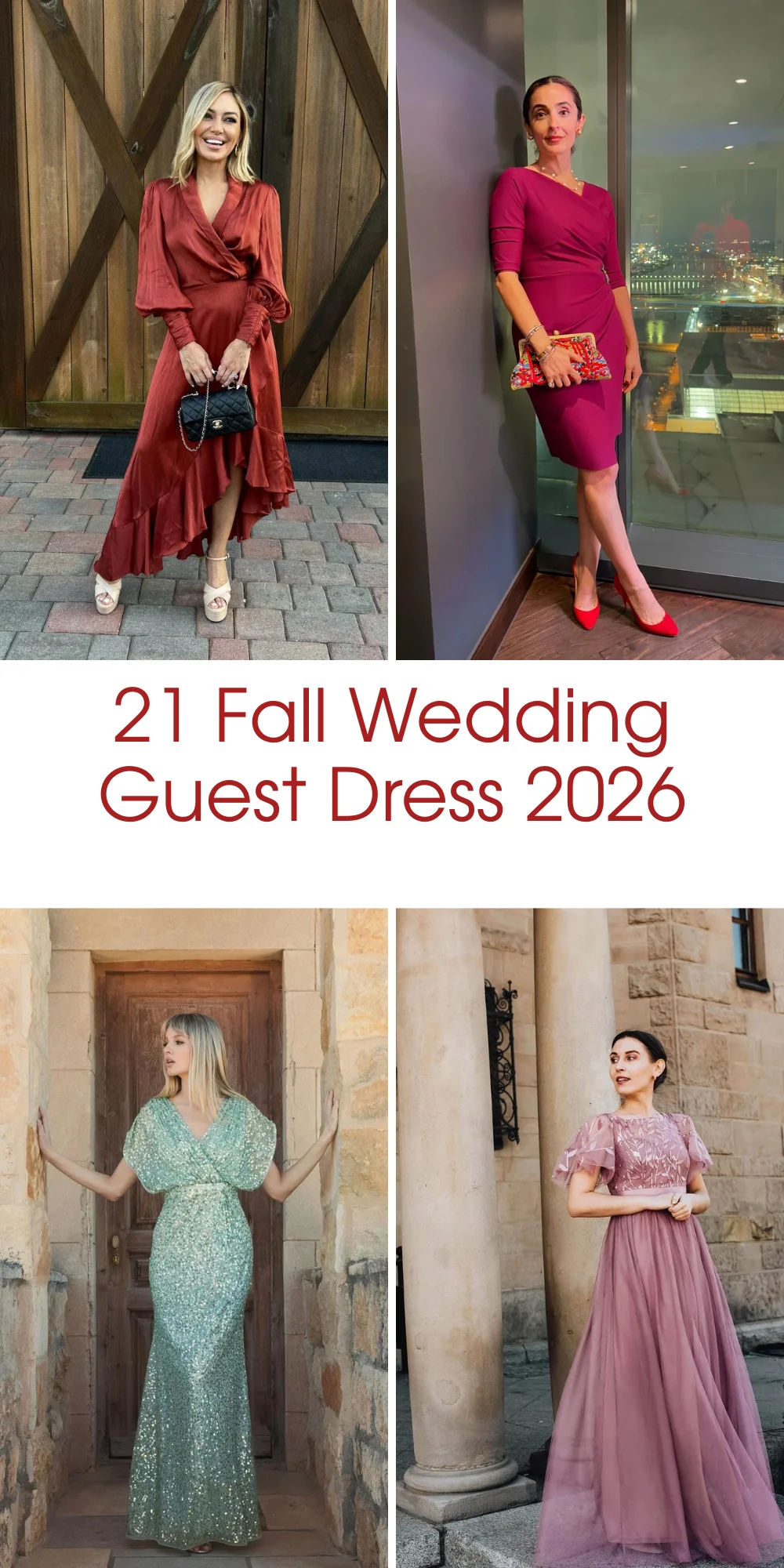 21 Fall Wedding Guest Dress 2026: Elegant Outfit Ideas For Every Autumn Celebration