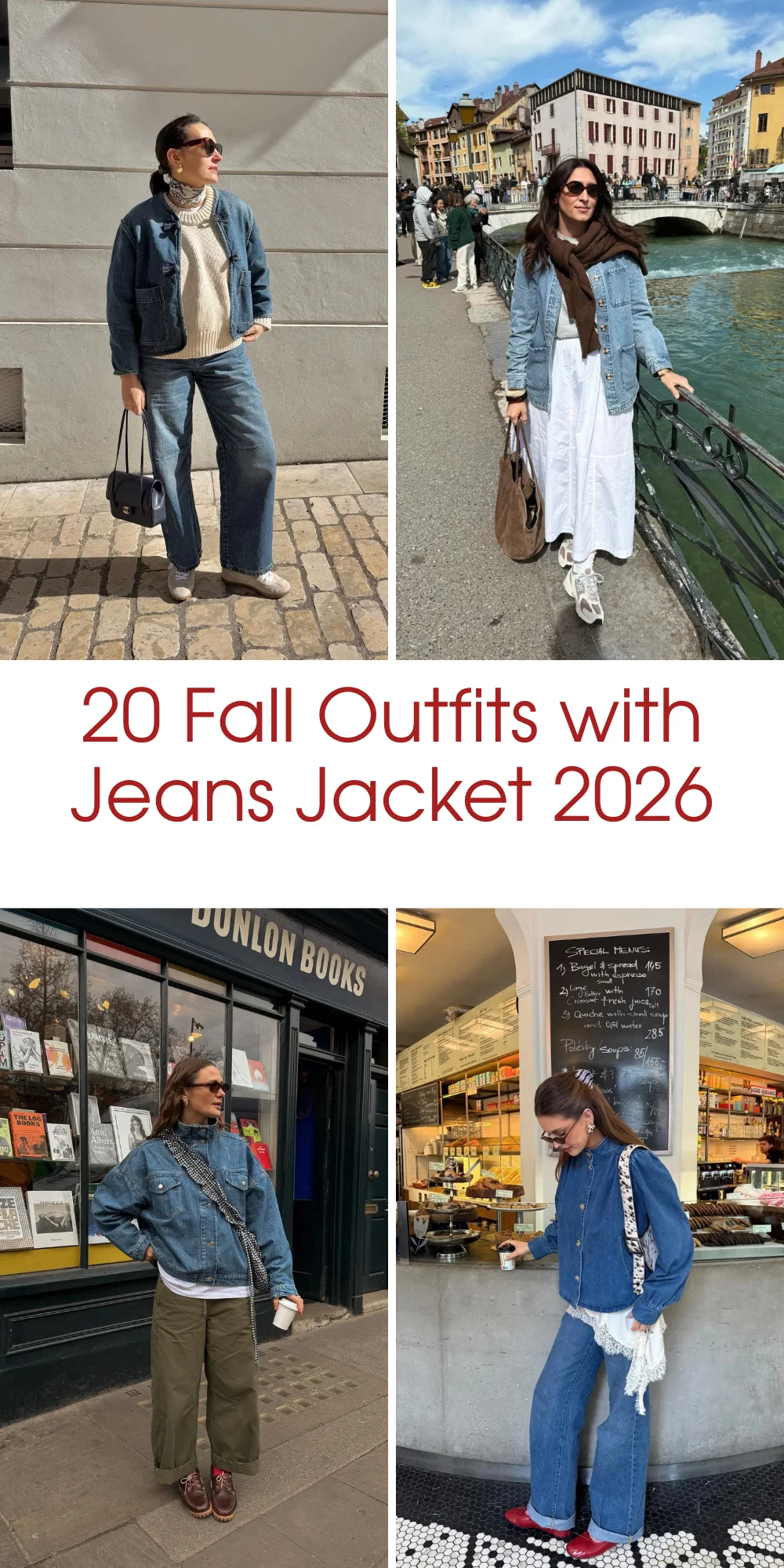 20 Fall Outfits With Jeans Jacket 2026: Chic Denim Looks To Wear All Season