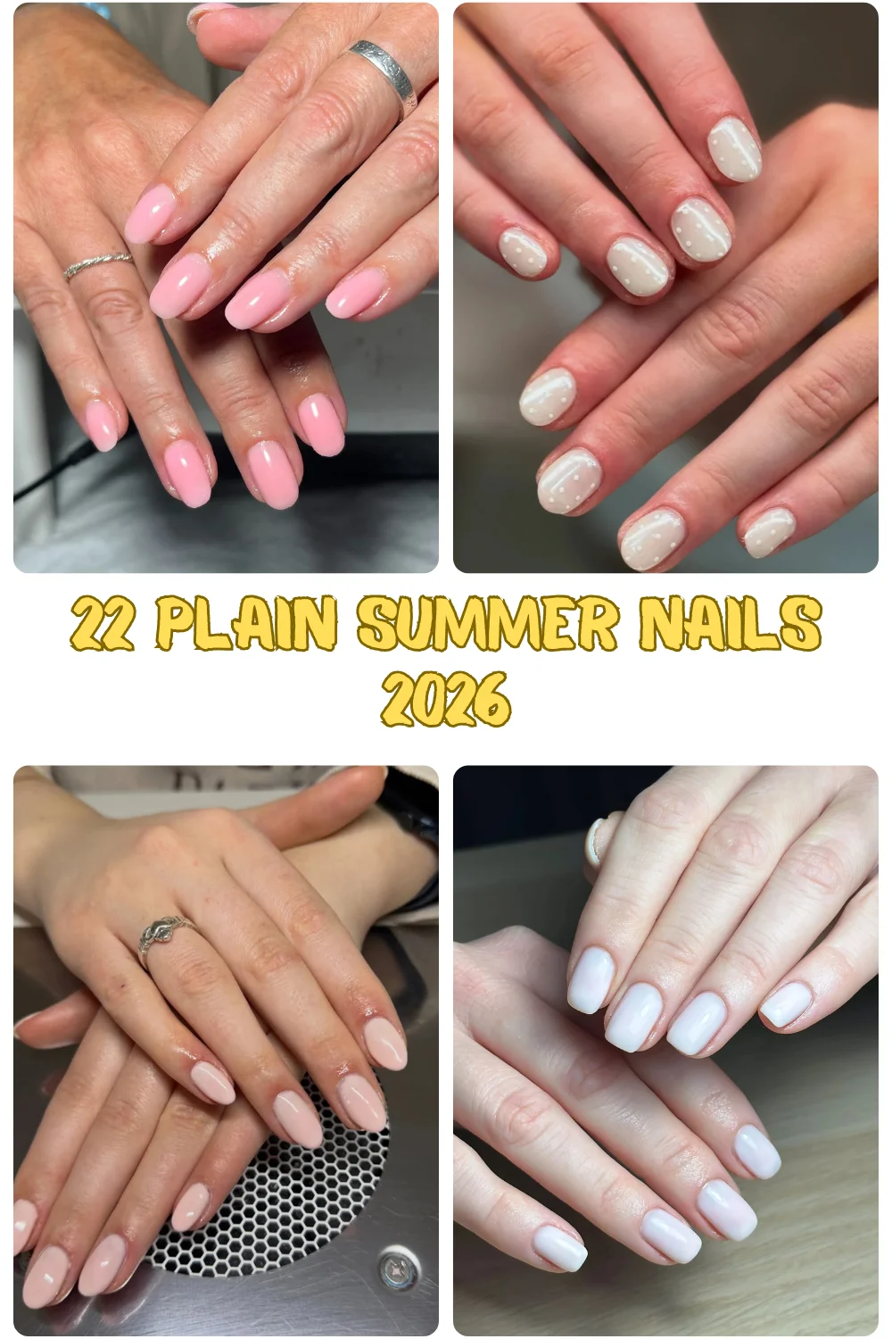 22 Plain Summer Nails 2026: Simple And Elegant Ideas For A Fresh Seasonal Look
