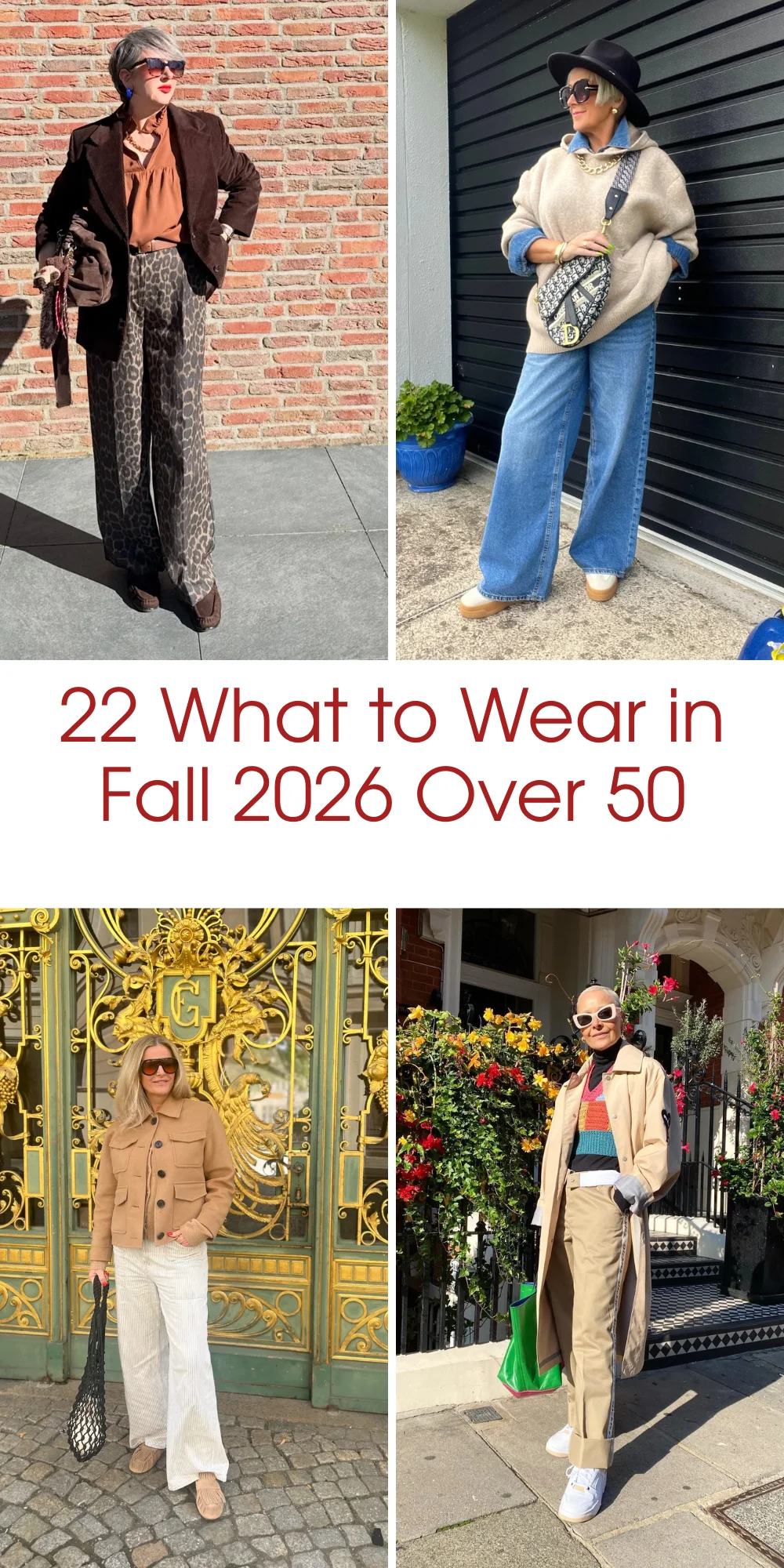 22 What To Wear In Fall 2026 Over 50: Chic Outfit Ideas For A Stylish Season