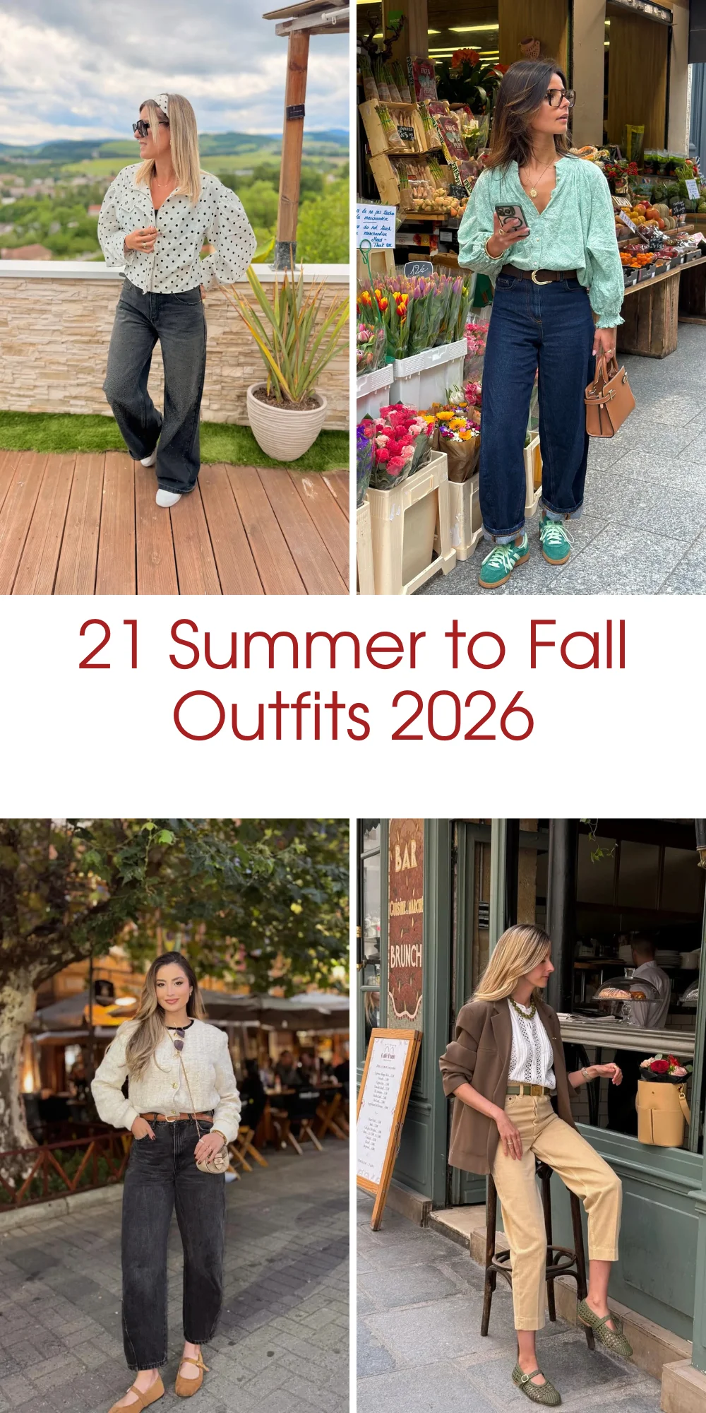 21 Summer To Fall Outfits 2026: Chic And Easy Transition Looks For Every Occasion