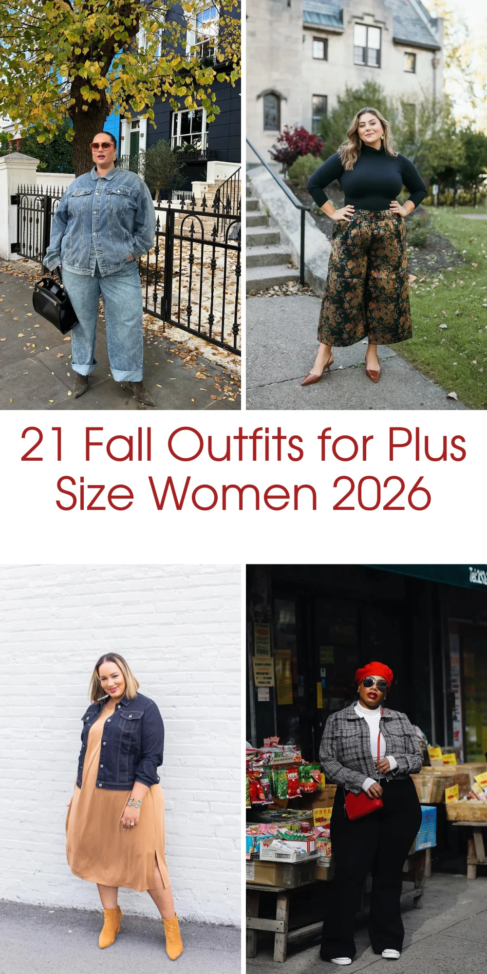 21 Fall Outfits For Plus Size Women 2026: Stylish Looks To Copy This Season