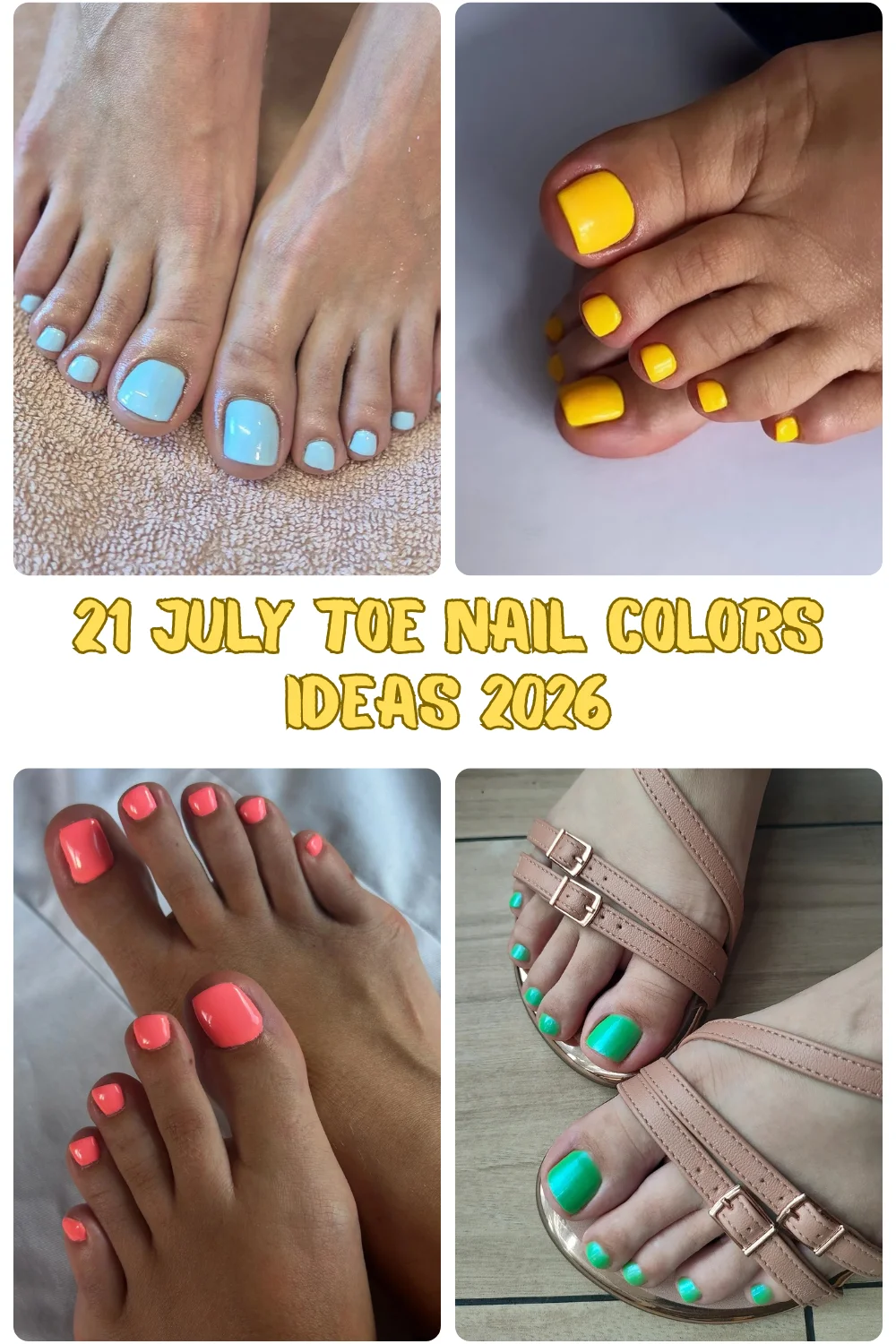 21 July Toe Nail Colors Ideas 2026 That Will Make Your Summer Pedicure Stand Out